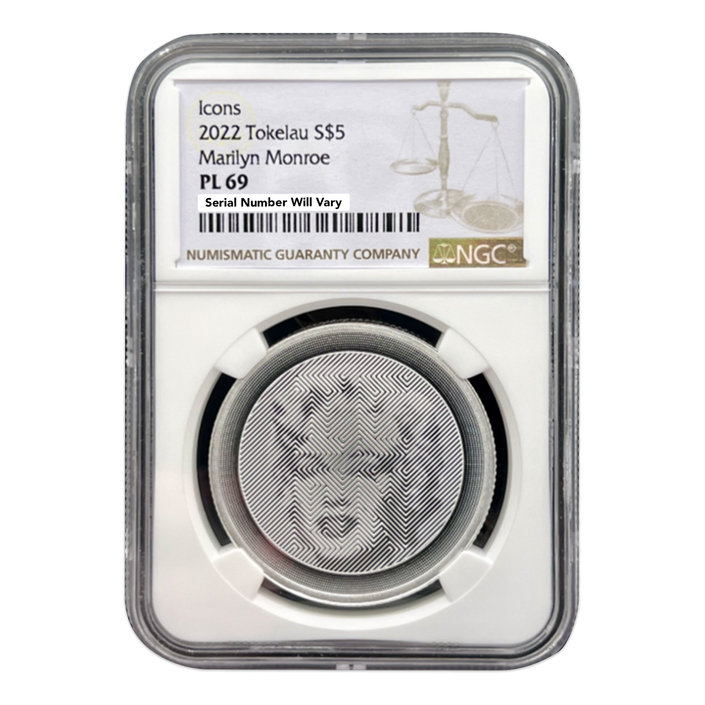 2022 Marilyn Monroe Tokelau- NGC MS69 PL - CoinsTV