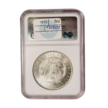 1888 O Morgan Silver Dollar New Orleans - Top-100 VAM-1A E Clash - NGC MS62 Sight White - CoinsTV