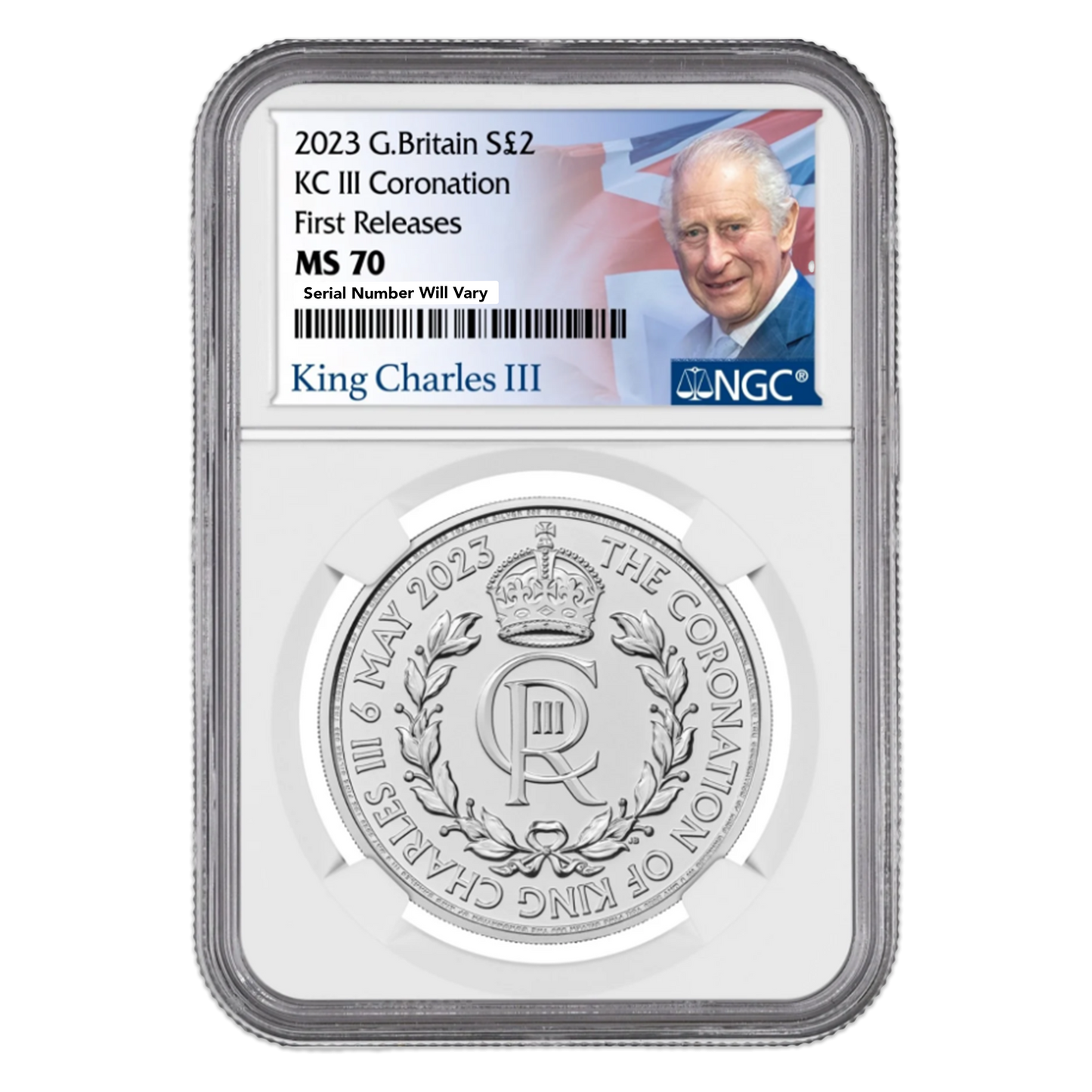 2023 1 oz Great Britian The Coronation of His Majesty King Charles III NGC MS70 First Releases