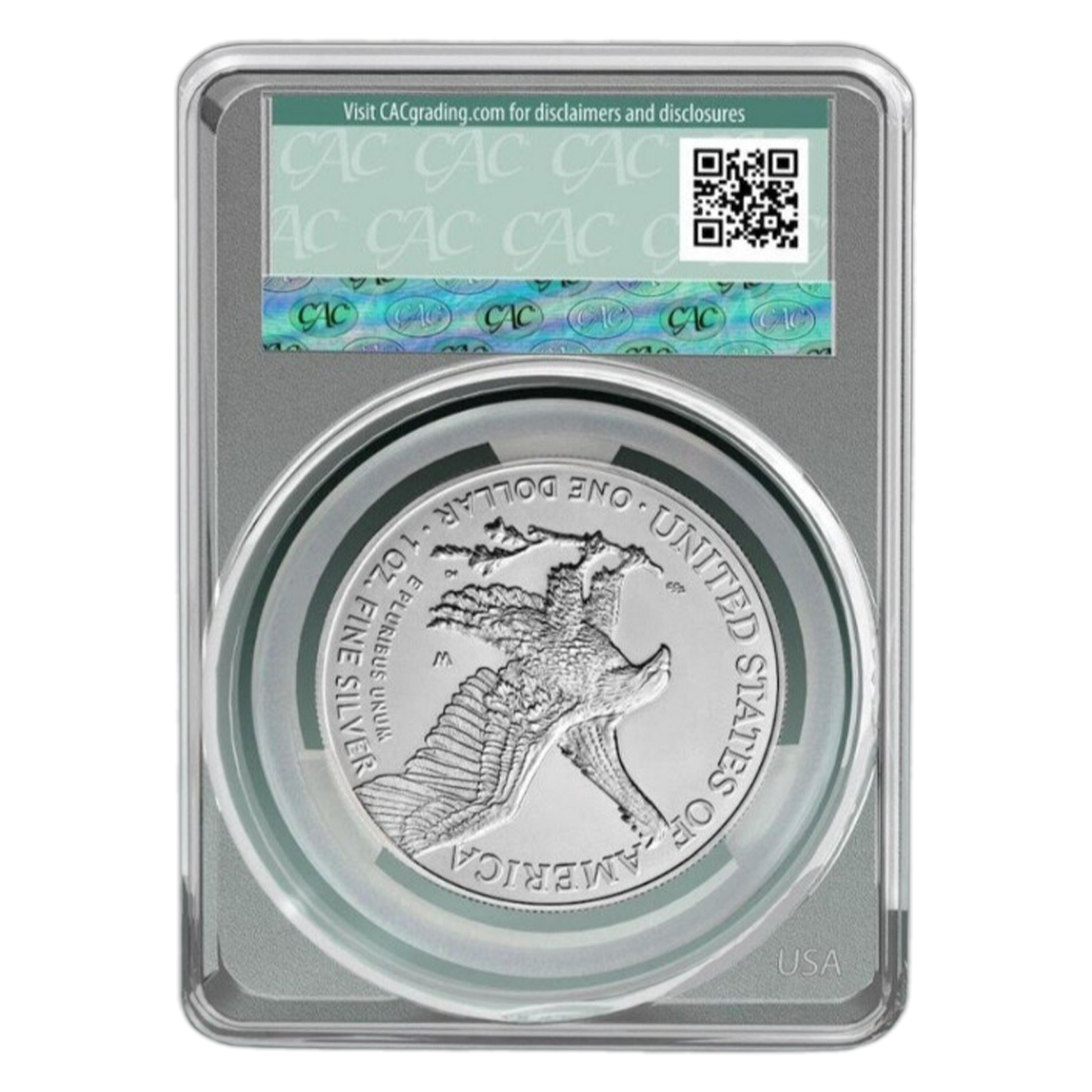2024 Silver Eagle First Delivery - CAC MS70 - CoinsTV