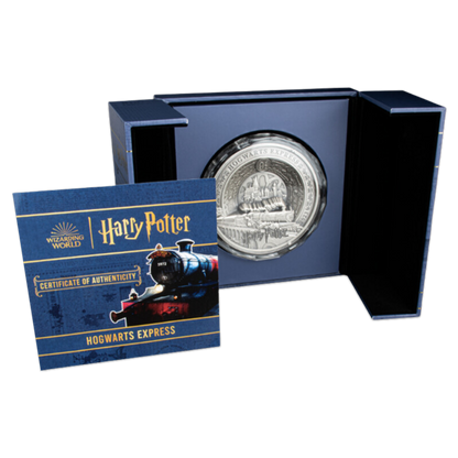 2023 Harry Potter 1 Kilo Hogwarts Express Ultra High Relief Silver