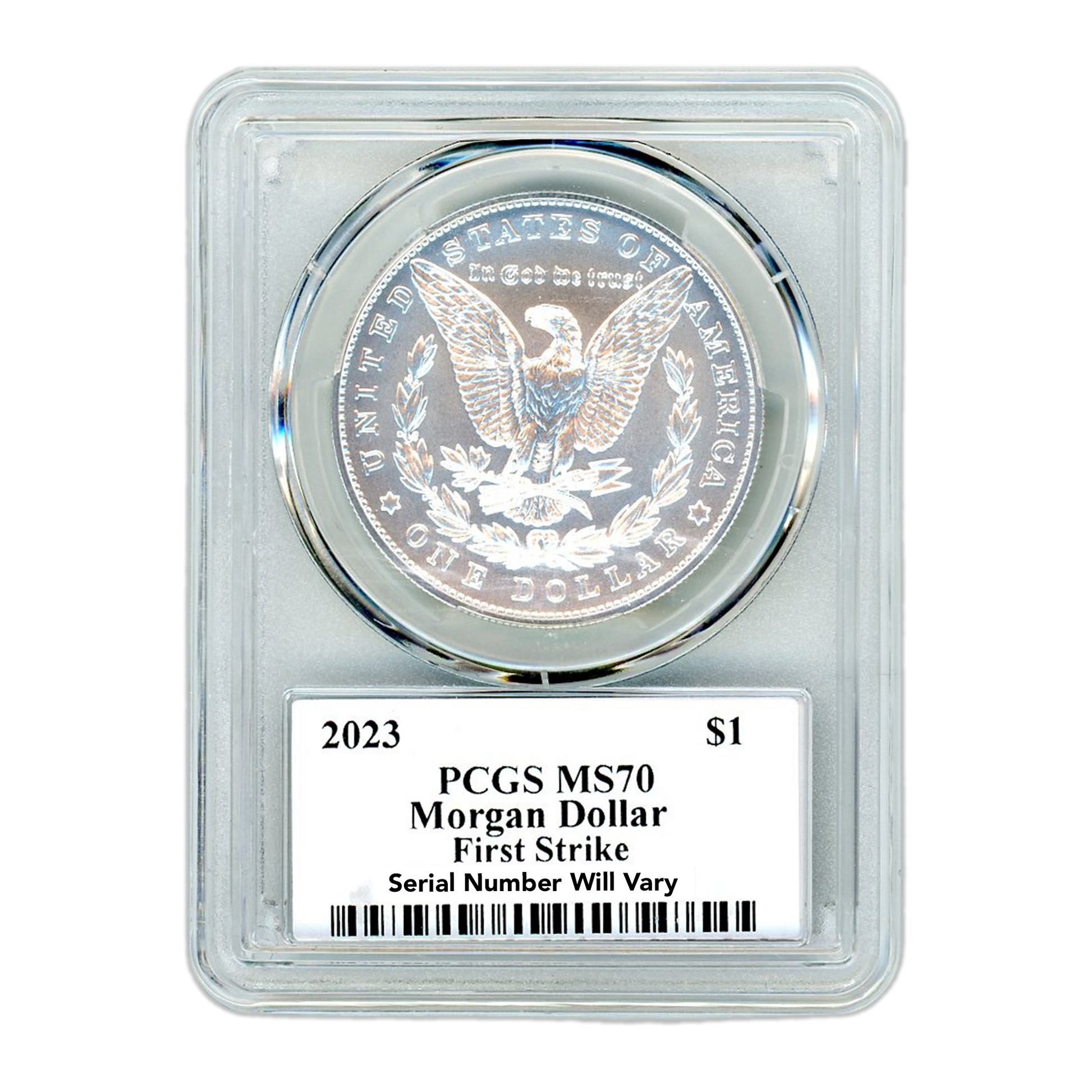 2023 Morgan & Peace Dollar 2 pc PCGS Trumans Triumph MS70 First Strike - CoinsTV