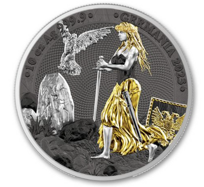 2023 10 oz Germania ANA Edition Silver - Brilliant Uncirculated - CoinsTV