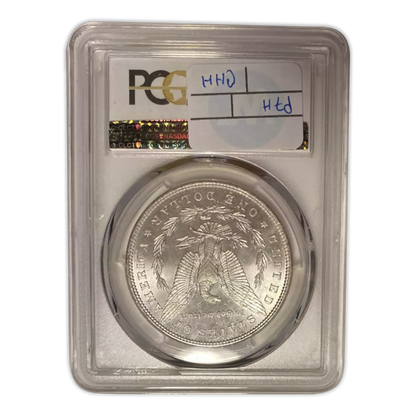 1884 Morgan Silver Dollar Philadelphia - VAM 4 Small Dot - PCGS MS63 Sight White
