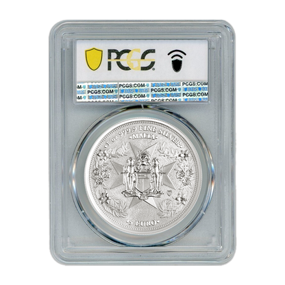 2023 1 oz Malta Golden Eagle Silver 5 Euro - PCGS MS70
