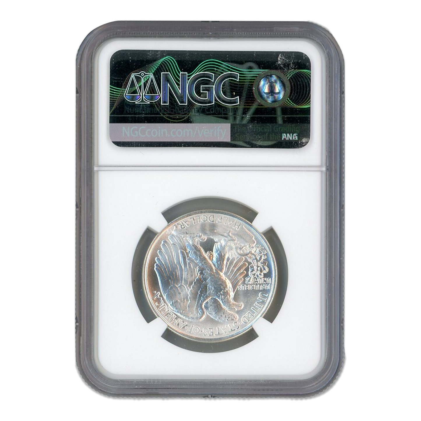 1936 Walking Liberty Half Dollar Philadelphia - NGC MS63 Sight White