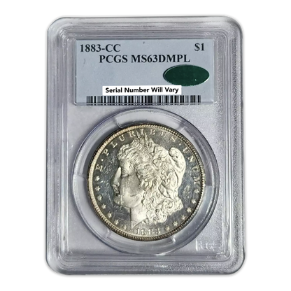 1883-CC Morgan Silver Dollar Carson City - CAC - PCGS MS63 DMPL - CoinsTV