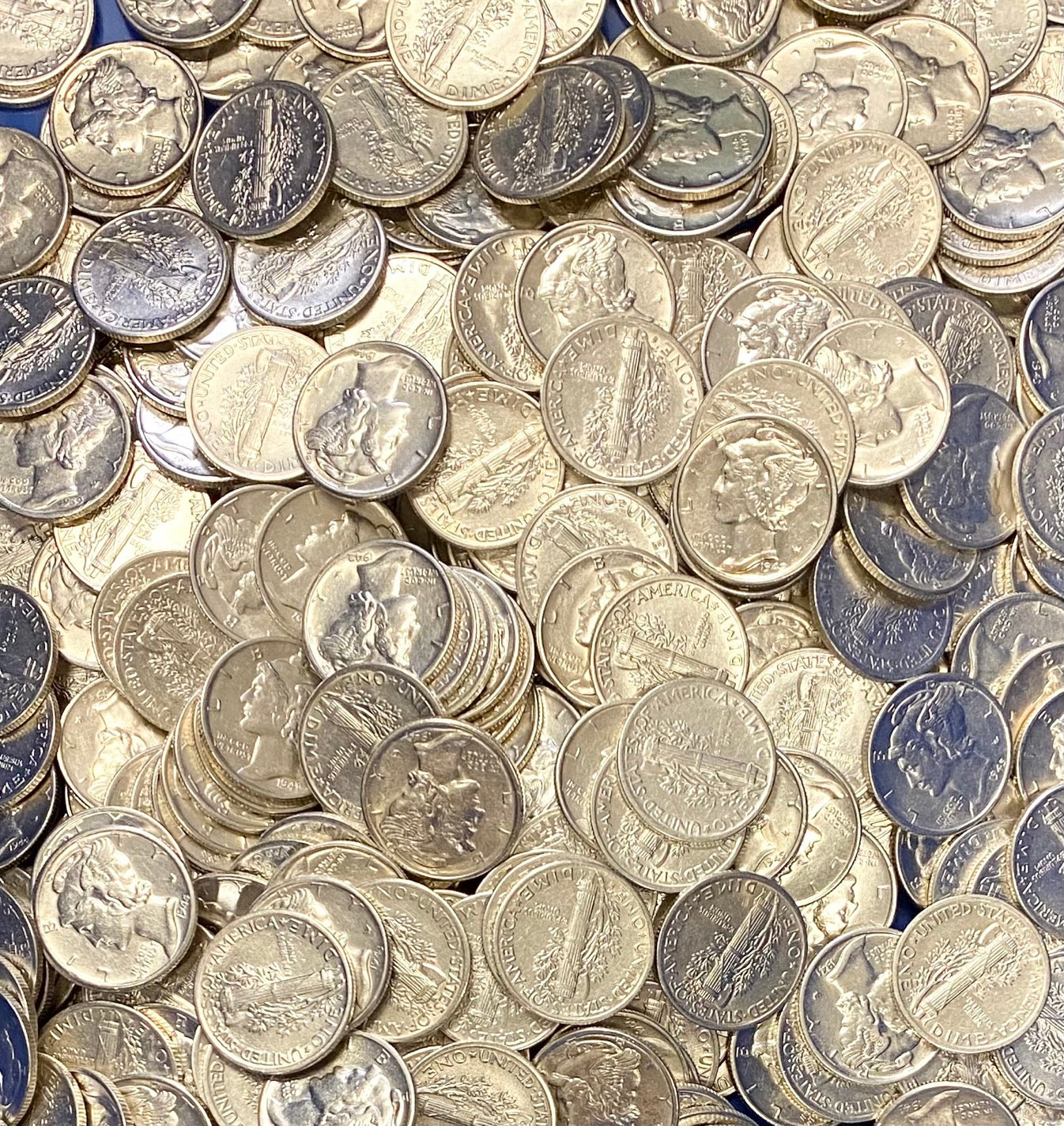 Mercury Dime Almost Uncirculated - Dates Will Vary