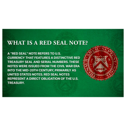 Red Seal Currency 3 Piece Set