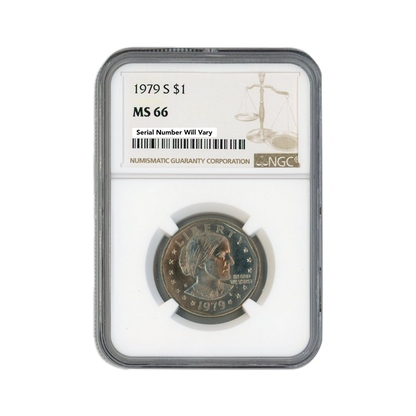 1979 S Susan B Anthony Dollar  - NGC MS66