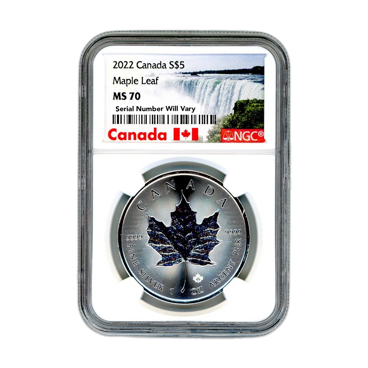 2022 1 oz Canada Maple Leaf Silver - NGC MS70