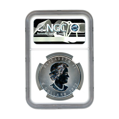 2022 1 oz Canada Maple Leaf Silver - NGC MS70