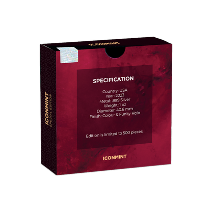 2023 Precious Gems Ruby Silver Eagle - Icon Mint