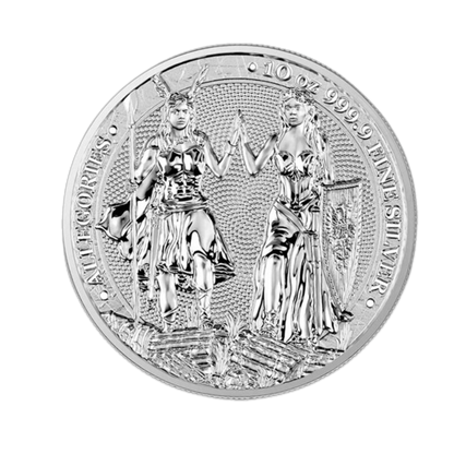 2023 10 oz Germania Allegories Galia & Germania Brilliant Uncirculated