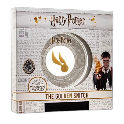 2020 Samoa Harry Potter Levitating Golden Snitch - 2oz Silver Five Dollar Coin