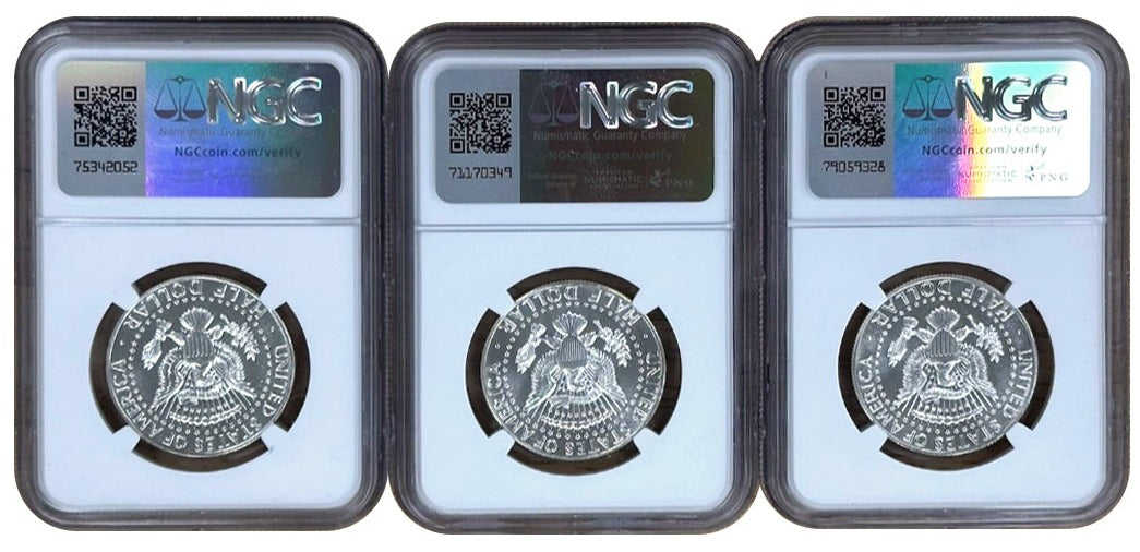 1965 - 1967 Kennedy Half Dollar - Special Mint Set - Kennedy Label - NGC MS67 - CoinsTV