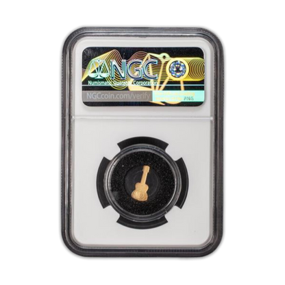 2022 Palau Guitar Gold Dollar - Early Releases - NGC MS70 - CoinsTV