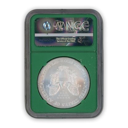 2004 Silver Eagle - Business Strike - NGC MS70 - Monster Box Label