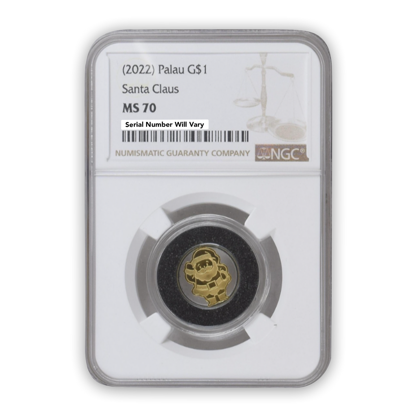 2022 Palau Santa Claus - NGC MS70