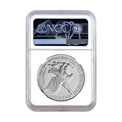 2026 Silver Eagle - In God We Trust Label - NGC MS70 Early Releases - CoinsTV