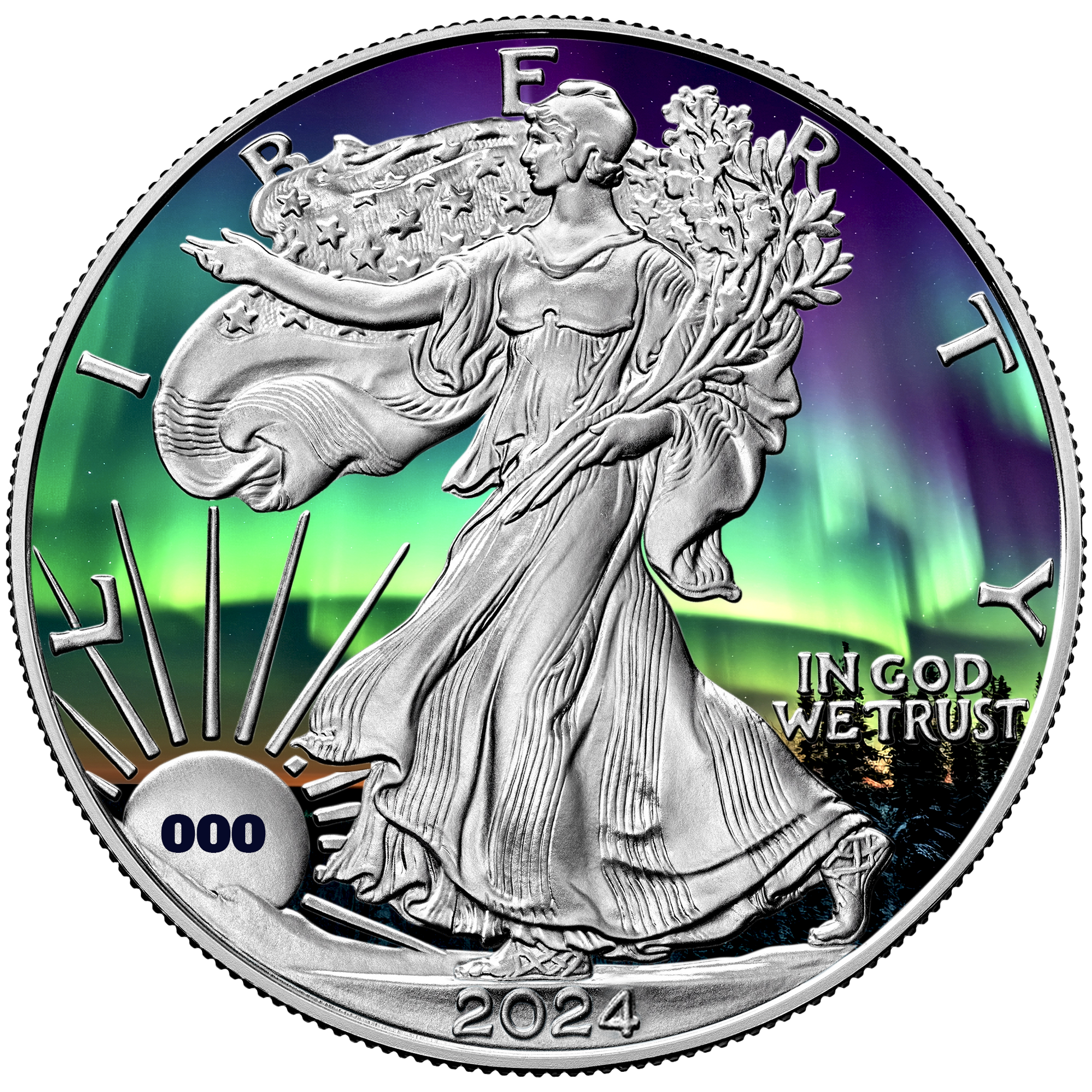 2024 Chromatics Solar Storm Silver Eagle - CoinsTV