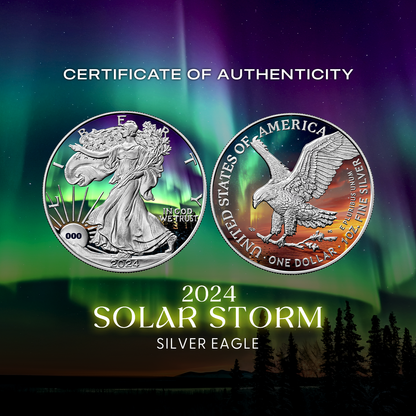 2024 Chromatics Solar Storm Silver Eagle - CoinsTV