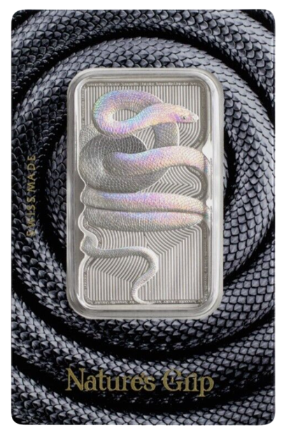 2023 PAMP Sunbeam Snake - 1 oz Silver Hologram Effect Coin - CoinsTV