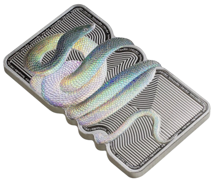 2023 PAMP Sunbeam Snake - 1 oz Silver Hologram Effect Coin - CoinsTV
