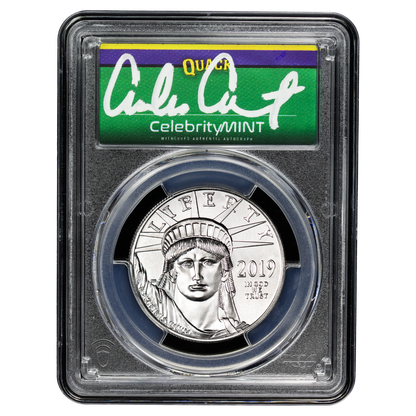 2025 Silver Eagle - Mighty Ducks Cast Signature - PCGS Gem BU - CoinsTV