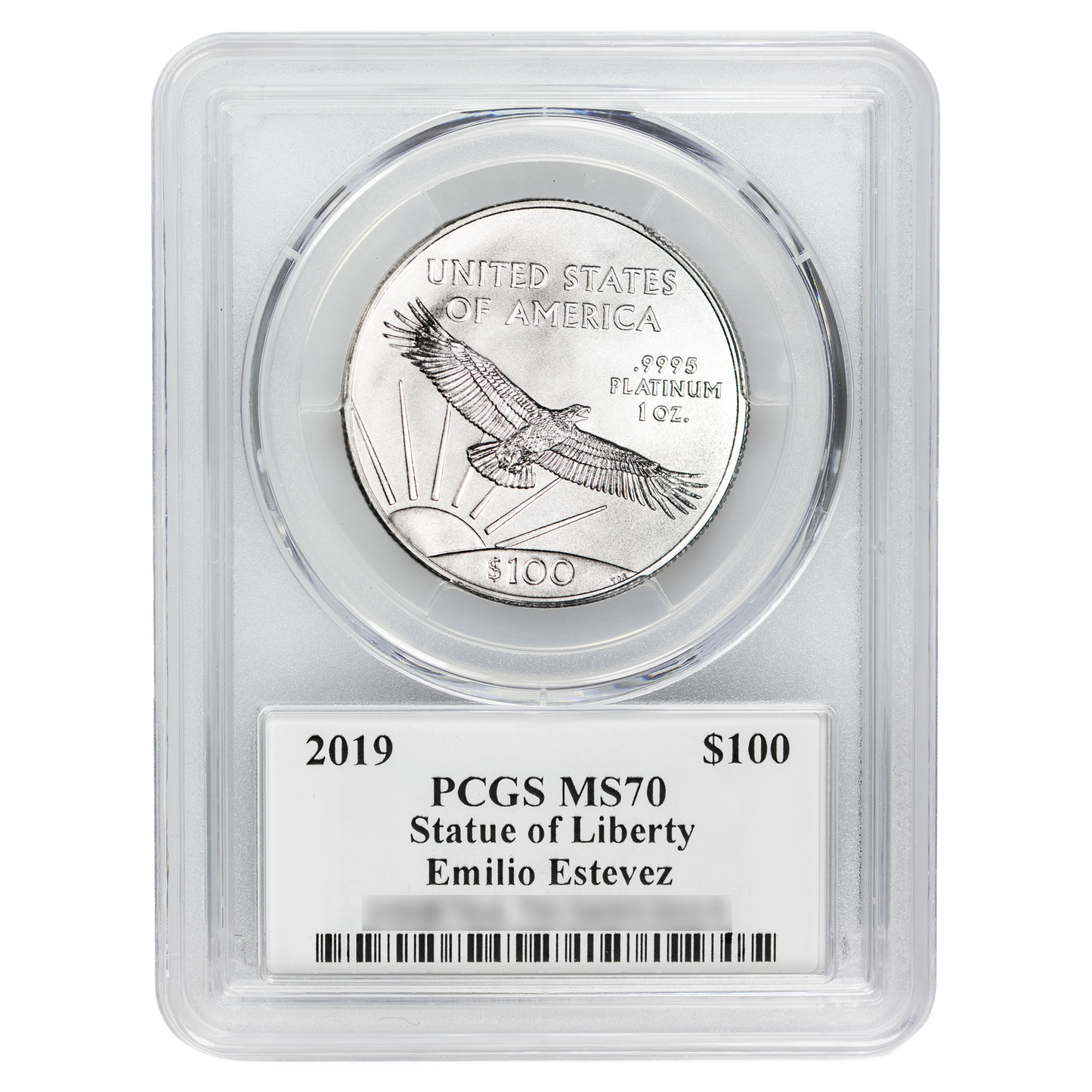 2025 Silver Eagle - Mighty Ducks Cast Signature - PCGS Gem BU - CoinsTV
