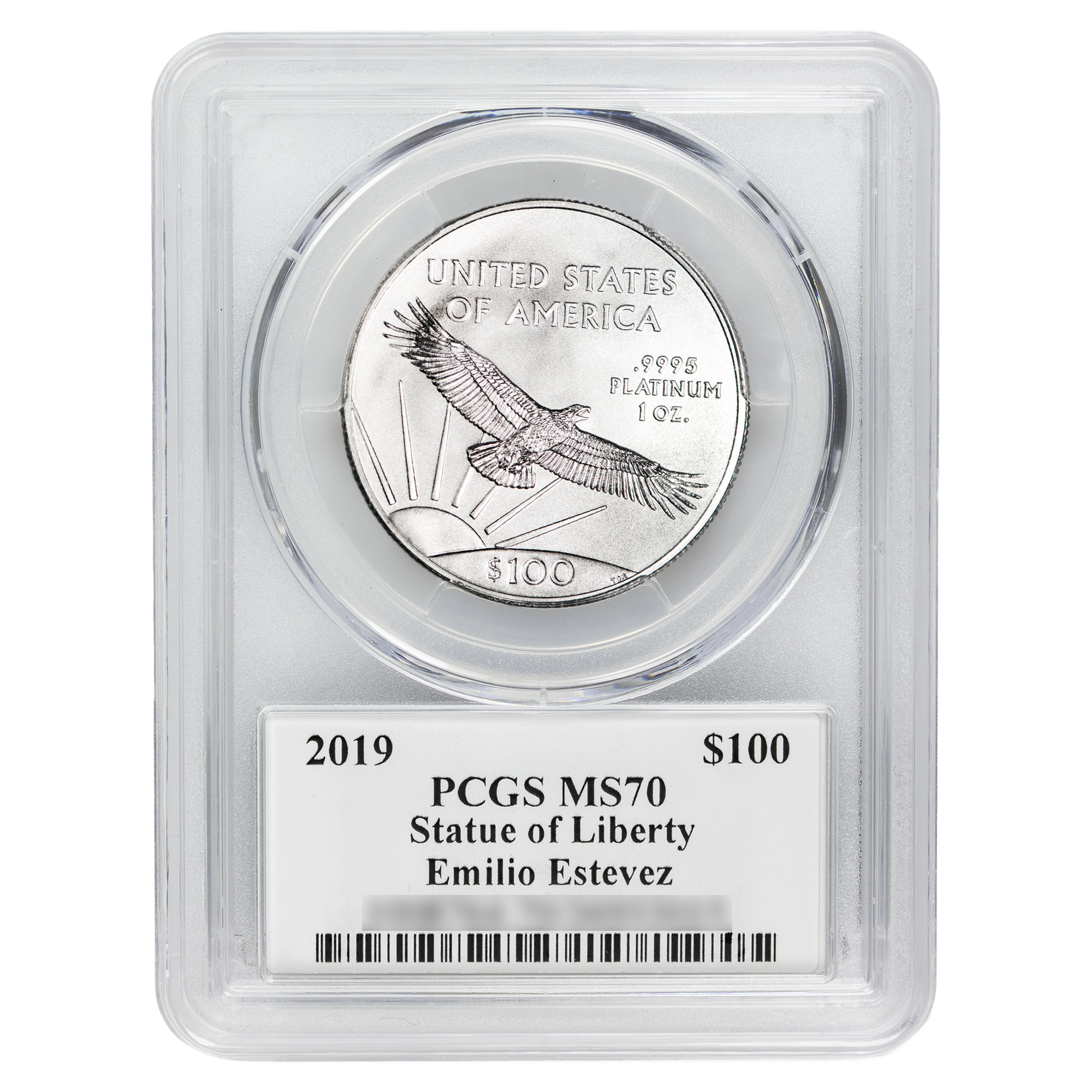 2025 Silver Eagle - Mighty Ducks Cast Signature - PCGS Gem BU - CoinsTV