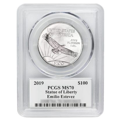 2025 Silver Eagle - Mighty Ducks Cast Signature - PCGS Gem BU - CoinsTV