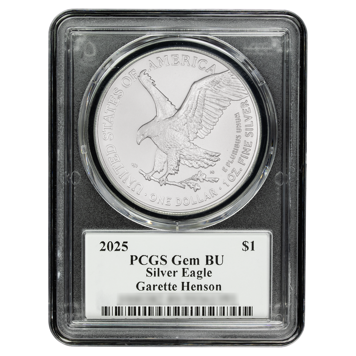 2025 Silver Eagle - Mighty Ducks Cast Signature - PCGS Gem BU - CoinsTV