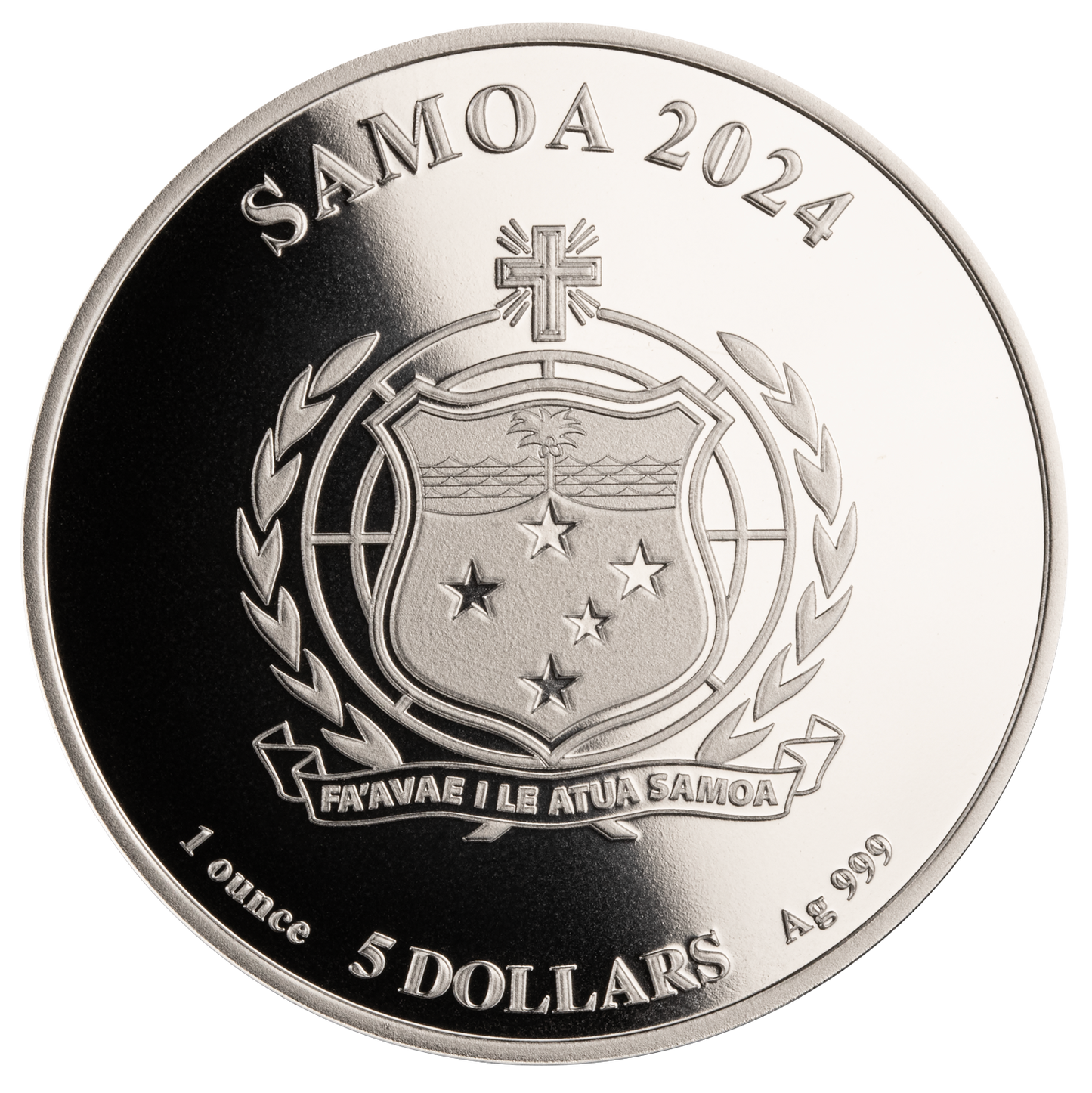 2024 Samoa Monopoly Rise to Wealth 1 oz Silver Coin in Card - CoinsTV