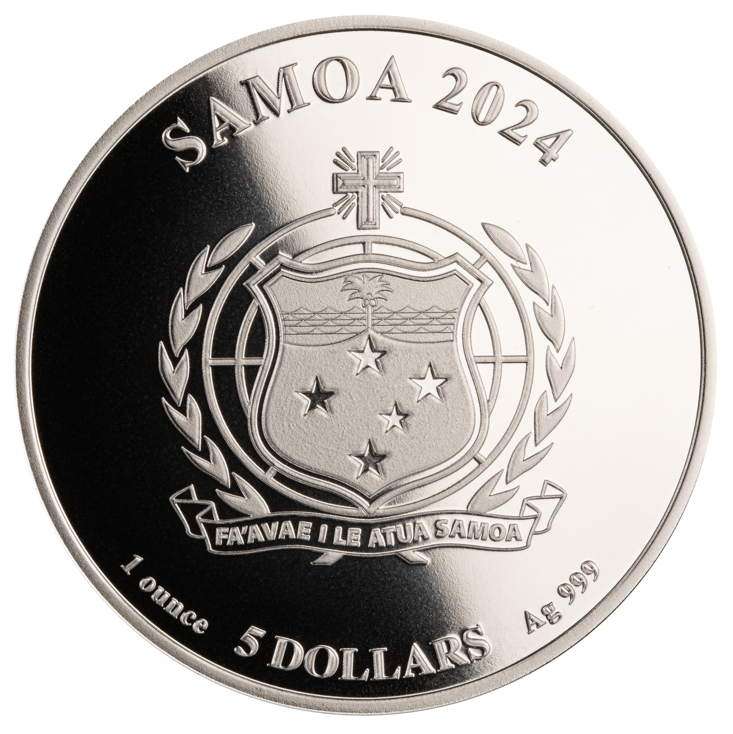 2024 Samoa Monopoly Rise to Wealth 1 oz Silver Coin in Card - CoinsTV