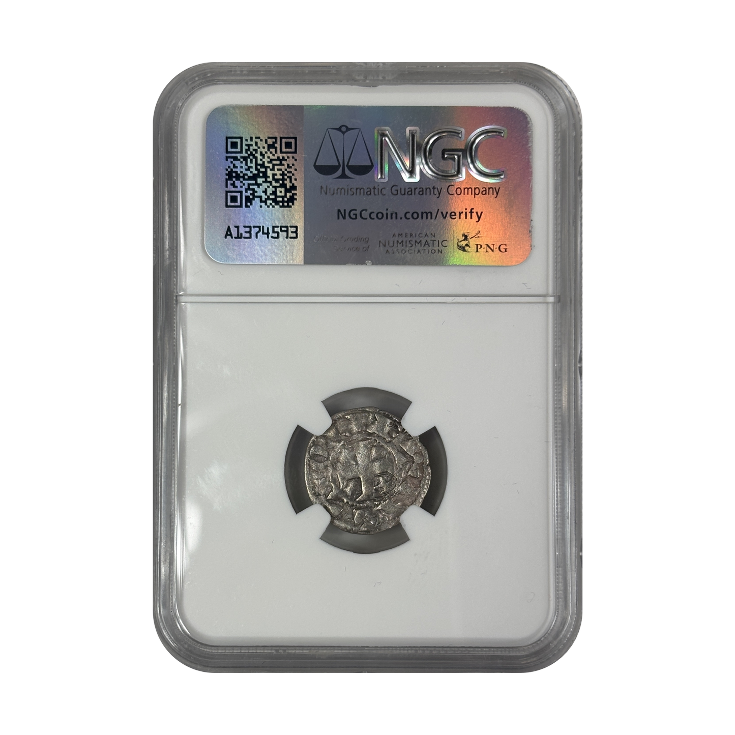 Spain Dinero – Alfonso VIII 1158-1214 - NGC Certified Genuine