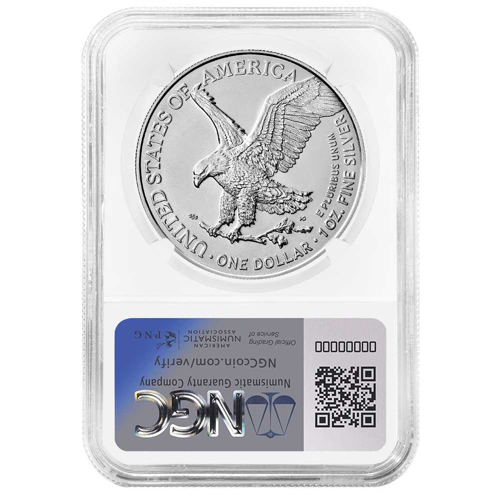 2025-W Silver Eagle - Black Label - NGC MS70 Early Releases