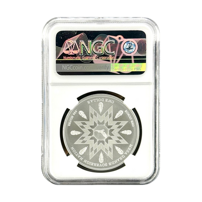 2025 American Wild Mustang Mesa Grande Sovereign Nation - NGC MS70 FR Beth Zaiken Signature - CoinsTV