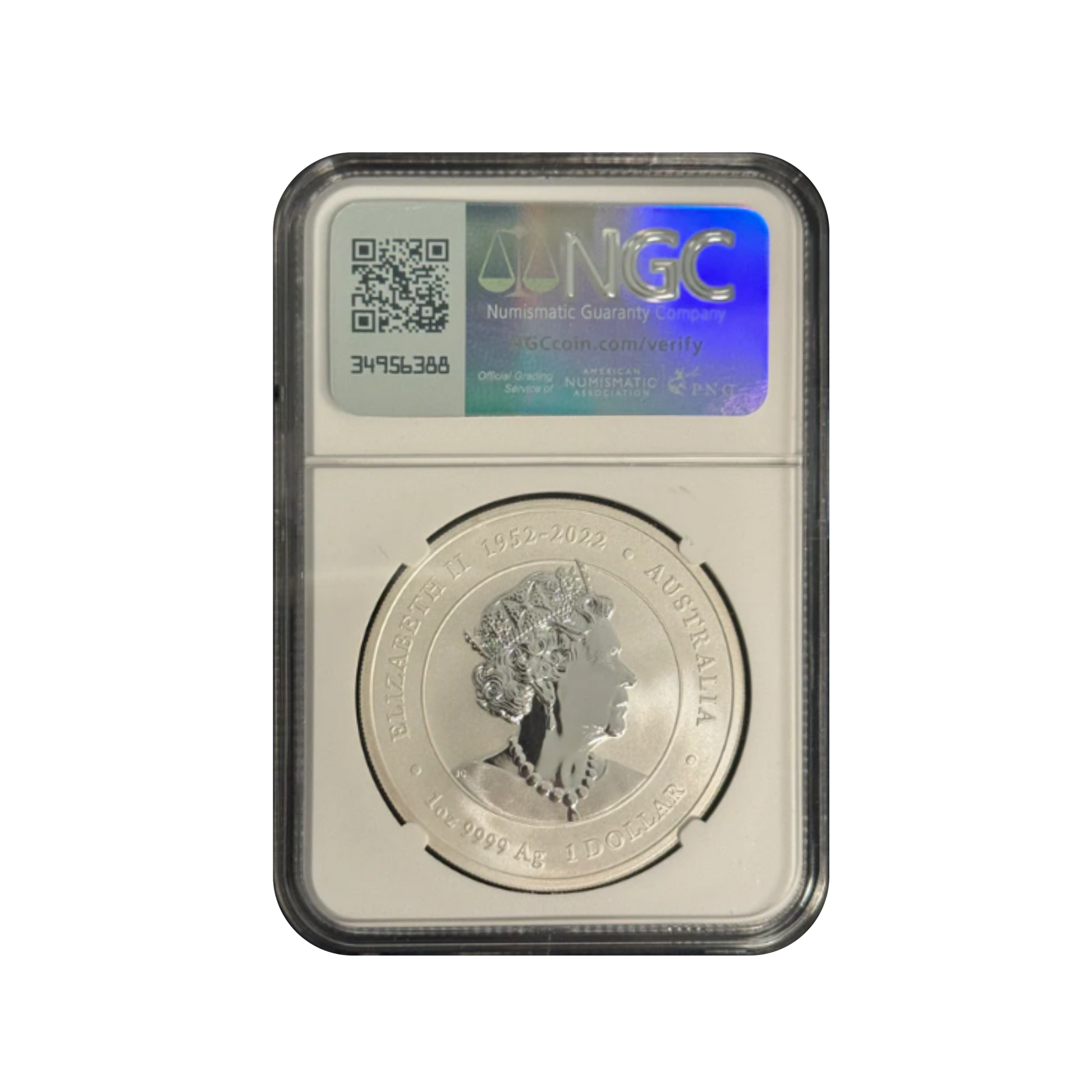 2024 Silver Lunar Year of the Dragon 1 oz Silver - Yellow Facing - NGC MS70 - CoinsTV