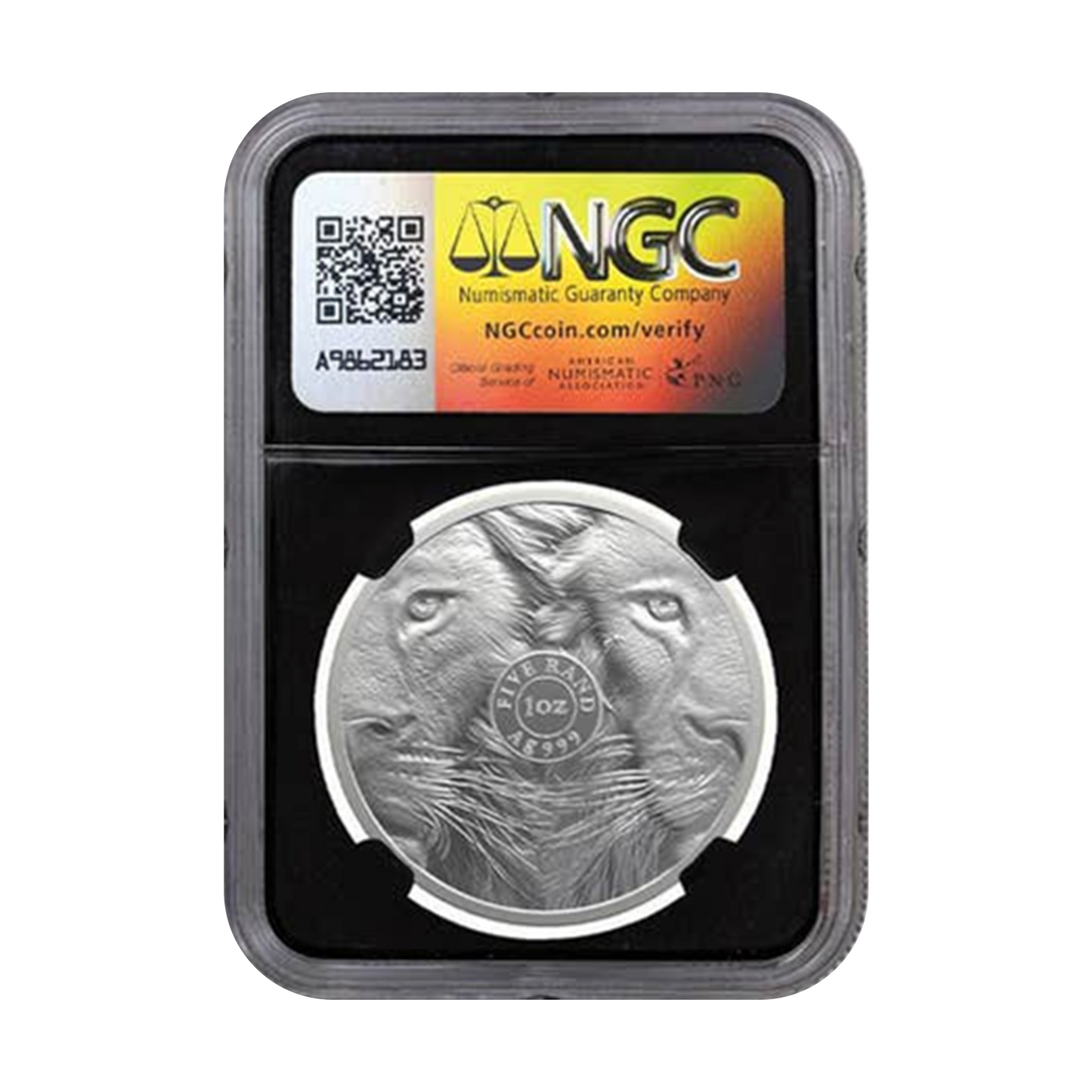 2025 South Africa Big 5 Series III Lion 1 oz Silver - NGC MS70 FDOI