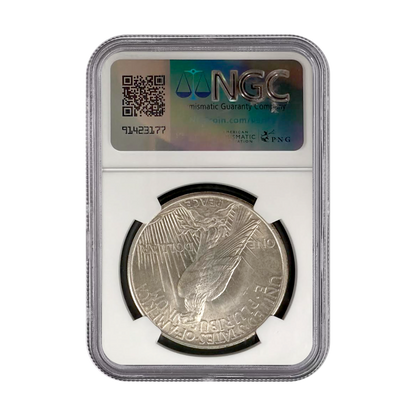 1921 Peace Silver Dollar - High Relief NGC MS64