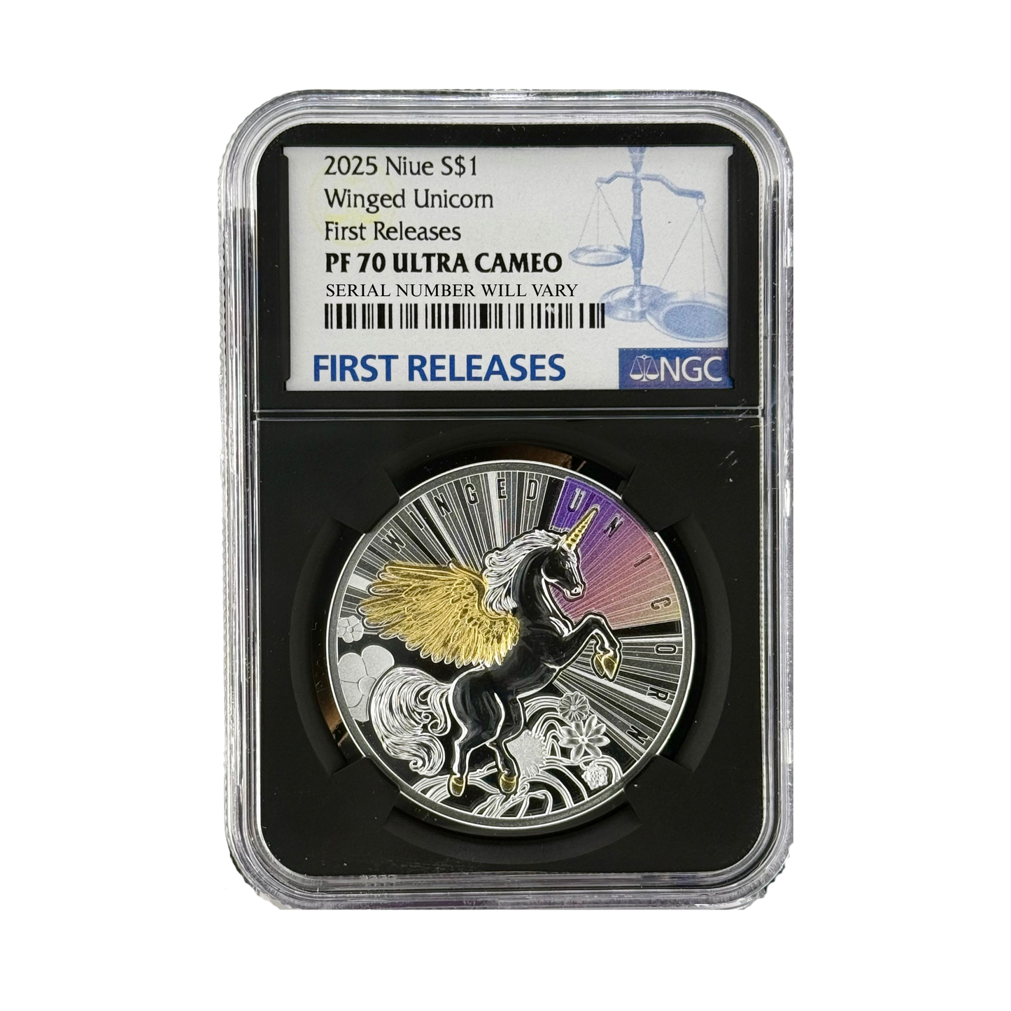2025 Niue Winged Unicorn 17.5g Silver Coin - NGC PF70UCAM FR - CoinsTV