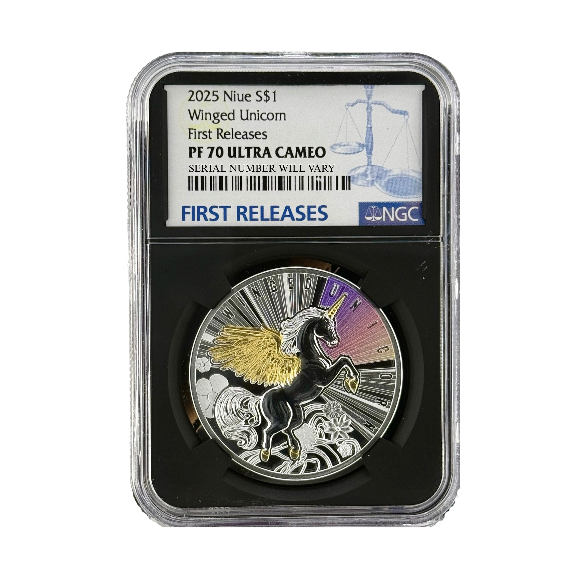 2025 Niue Winged Unicorn 17.5g Silver Coin - NGC PF70UCAM FR - CoinsTV