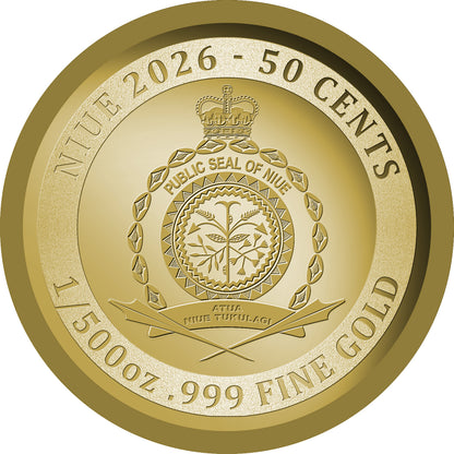 2026 Niue Bald Eagle 1/500 oz Gold Coin