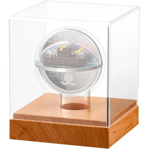 2023 Niue Ark of Noah 3D 2 oz Silver Coin - CoinsTV
