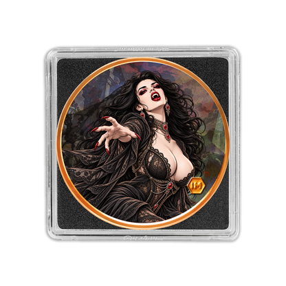 IconMint Bride of Dracula Holochrome™ Copper Round - CoinsTV