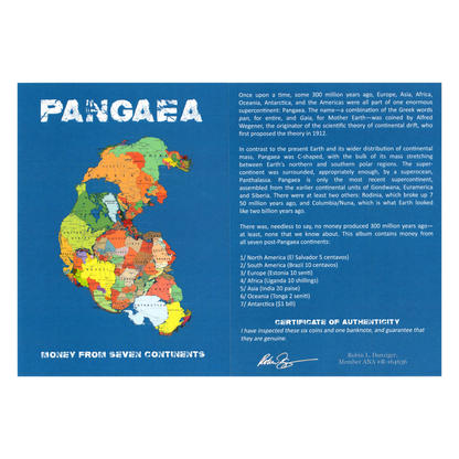 Pangaea: Money of the Seven Continents Album
