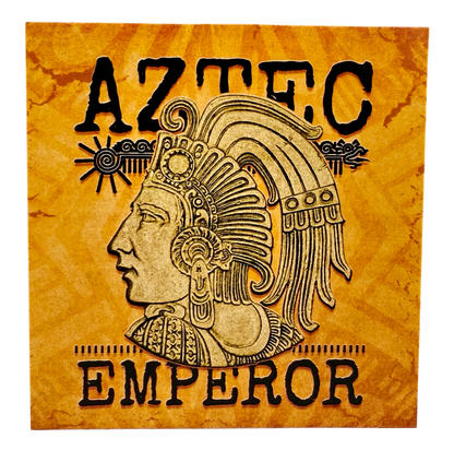 2025 Niue Aztec Emperor Cuauhtemoc UHR Gold Gilt 1 oz Silver Coin