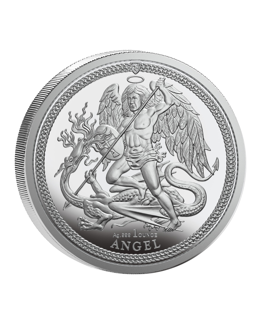 2026 Isle of Man Angel Reverse Proof 1 oz Silver Coin 2pc Set