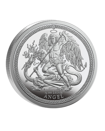 2026 Isle of Man Angel Reverse Proof 1 oz Silver Coin 2pc Set